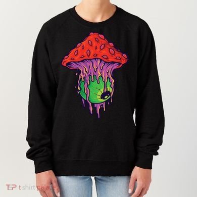 Trippy Melting Mushroom Women's Sweatshirt
