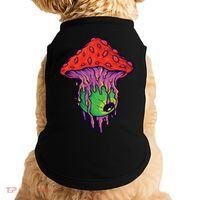 Trippy Melting Mushroom Doggie Tank thumb 0