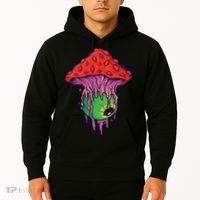 Trippy Melting Mushroom Hoodie thumb 2