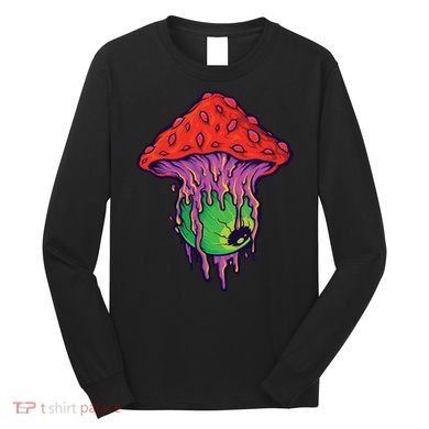 Trippy Melting Mushroom Long Sleeve Shirt