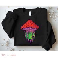 Trippy Melting Mushroom Sweatshirt thumb 2