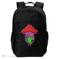 Trippy Melting Mushroom Backpack thumb 0