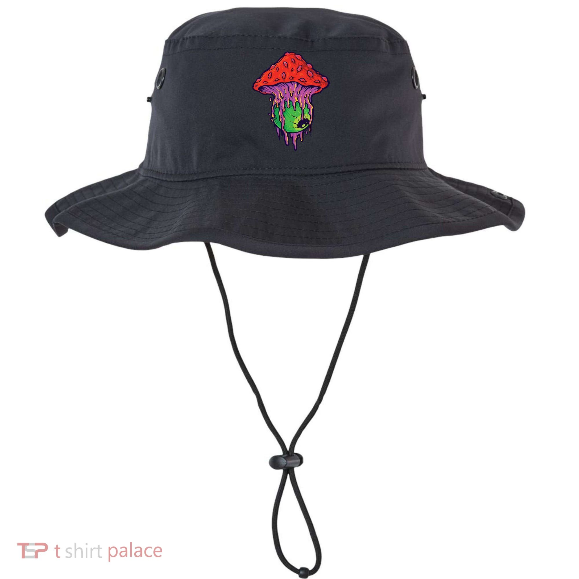 Trippy Melting Mushroom Bucket Hat