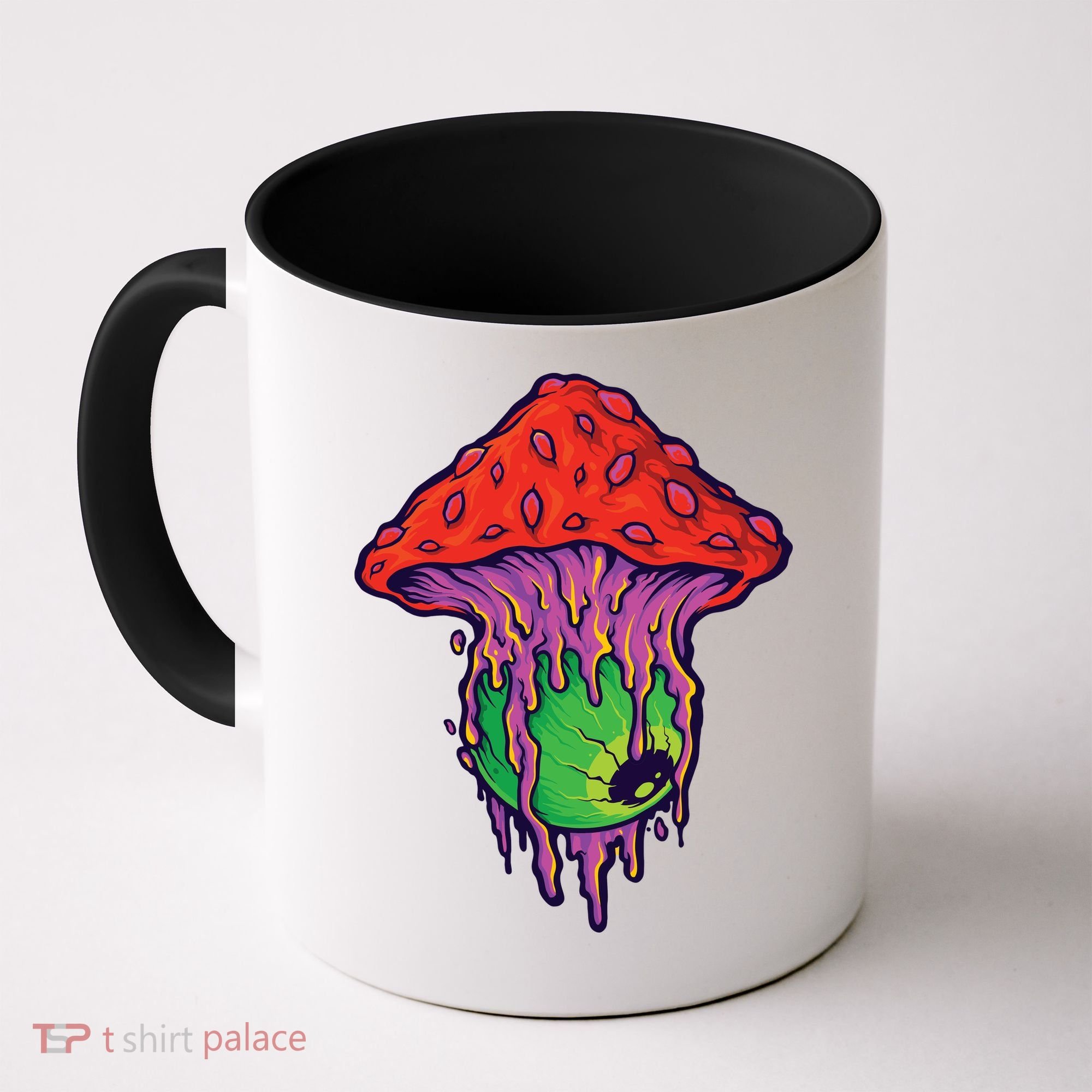 Trippy Melting Mushroom Coffee Mug