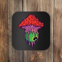 Trippy Melting Mushroom Coaster thumb 0
