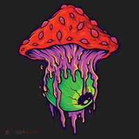 Trippy Melting Mushroom Tumbler thumb 3