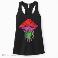 Trippy Melting Mushroom Women's Tank Top thumb 0