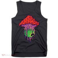 Trippy Melting Mushroom Tank Top thumb 0