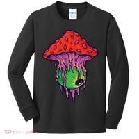 Trippy Melting Mushroom Kids Long Sleeve Shirt thumb 0