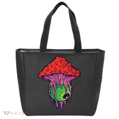Trippy Melting Mushroom Tote Bag