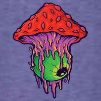 Trippy Melting Mushroom Women's T-Shirt thumb 6