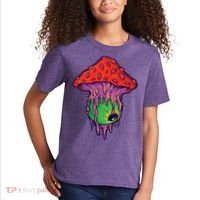 Trippy Melting Mushroom Kids T-Shirt thumb 2