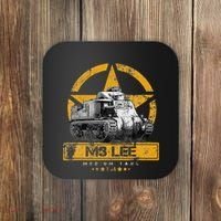 Tank M3 Military Usa Medium Tank Veteran Patriotic Memorial Coaster thumb 0