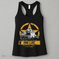 Tank M3 Military Usa Medium Tank Veteran Patriotic Memorial Women's Tank Top thumb 3