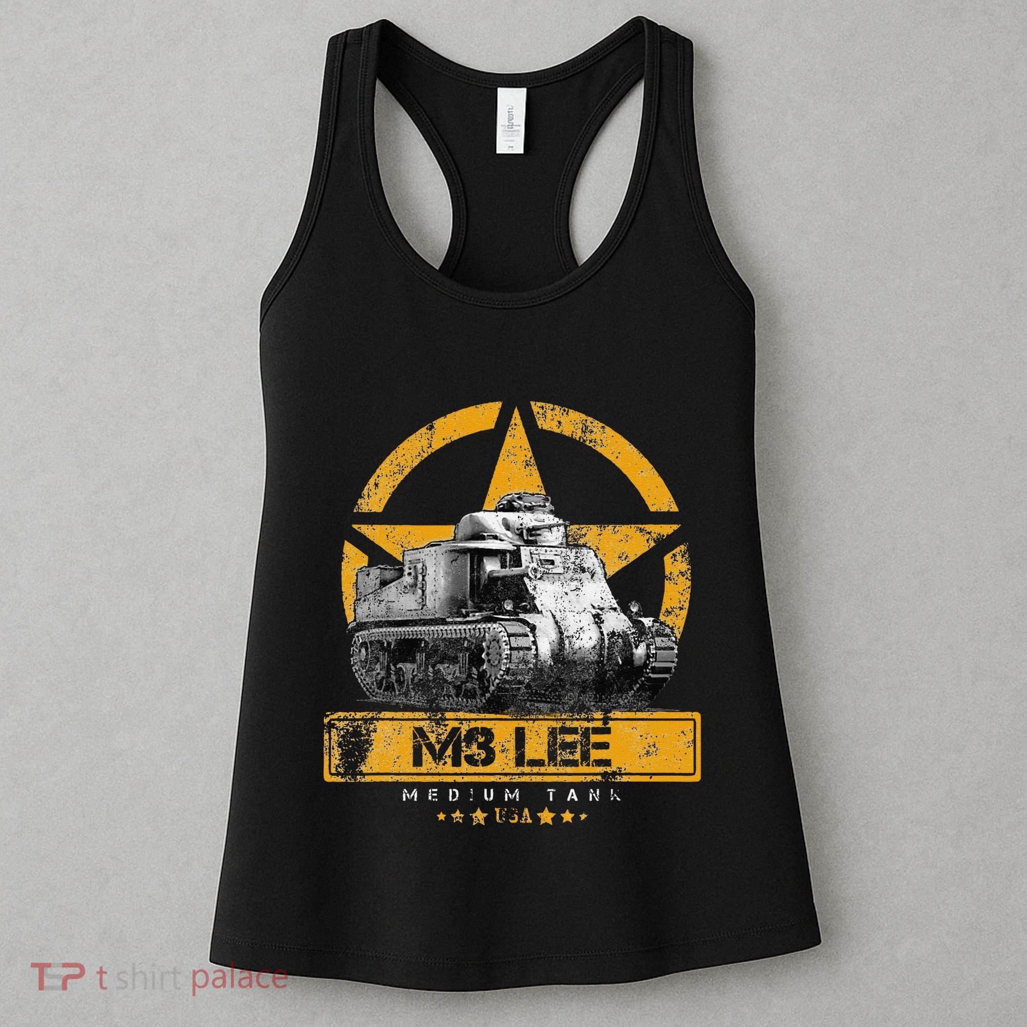 Tank M3 Military Usa Medium Tank Veteran Patriotic Memorial Women's Tank Top