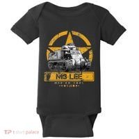 Tank M3 Military Usa Medium Tank Veteran Patriotic Memorial Baby Bodysuit thumb 0