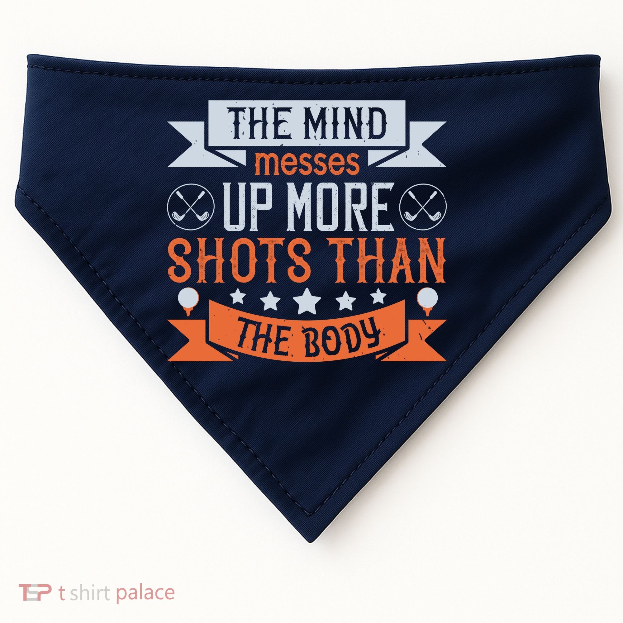 The Mind Messes Up More Shots Than The Body USA-Made Doggie Bandana