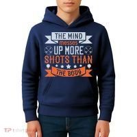 The Mind Messes Up More Shots Than The Body Kids Hoodie thumb 4