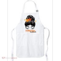Thankful Mama Messy Bun Autumn Apron thumb 0