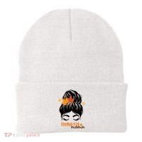 Thankful Mama Messy Bun Autumn Beanie thumb 0