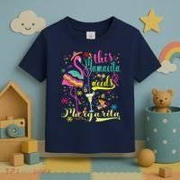 This Mamacita Needs A Margarita Cinco De Mayo Pink Flamingo Toddler T-Shirt thumb 3