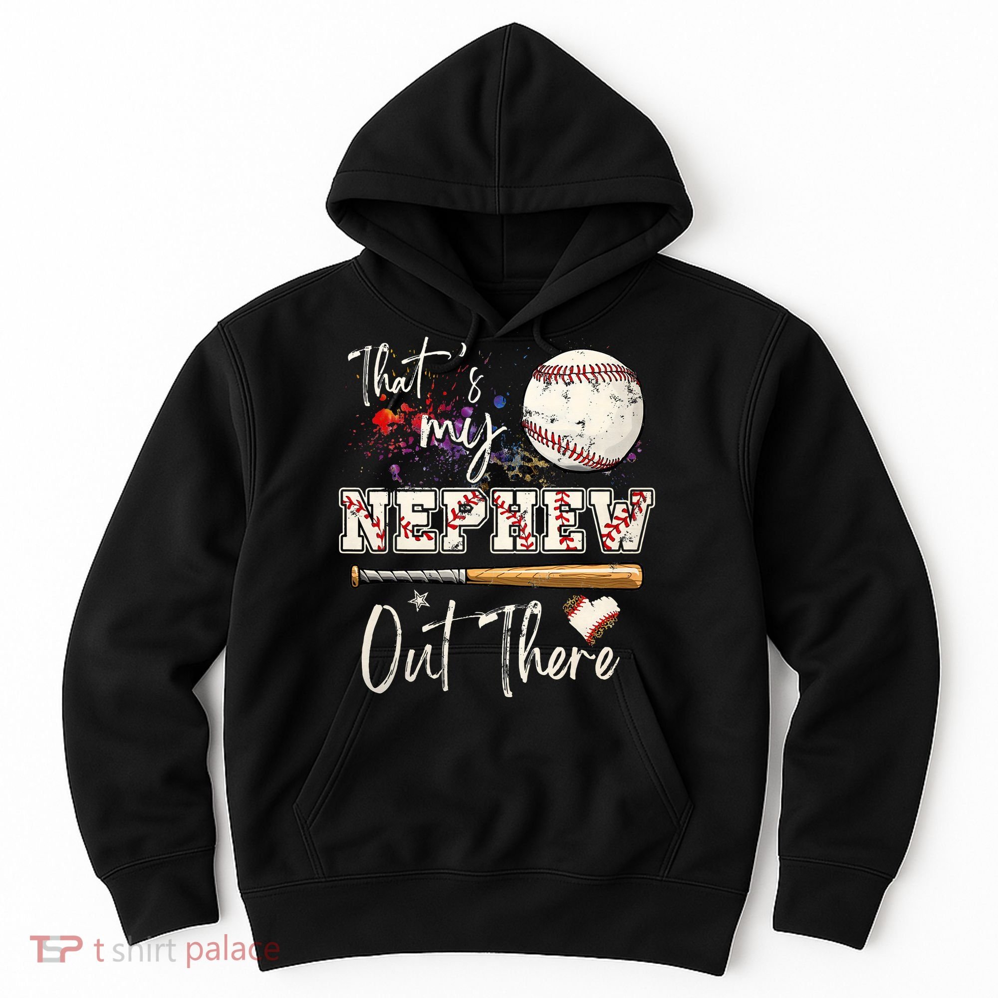 That's My Nephew Out There Baseball Aunt for Mothers Day Hoodie