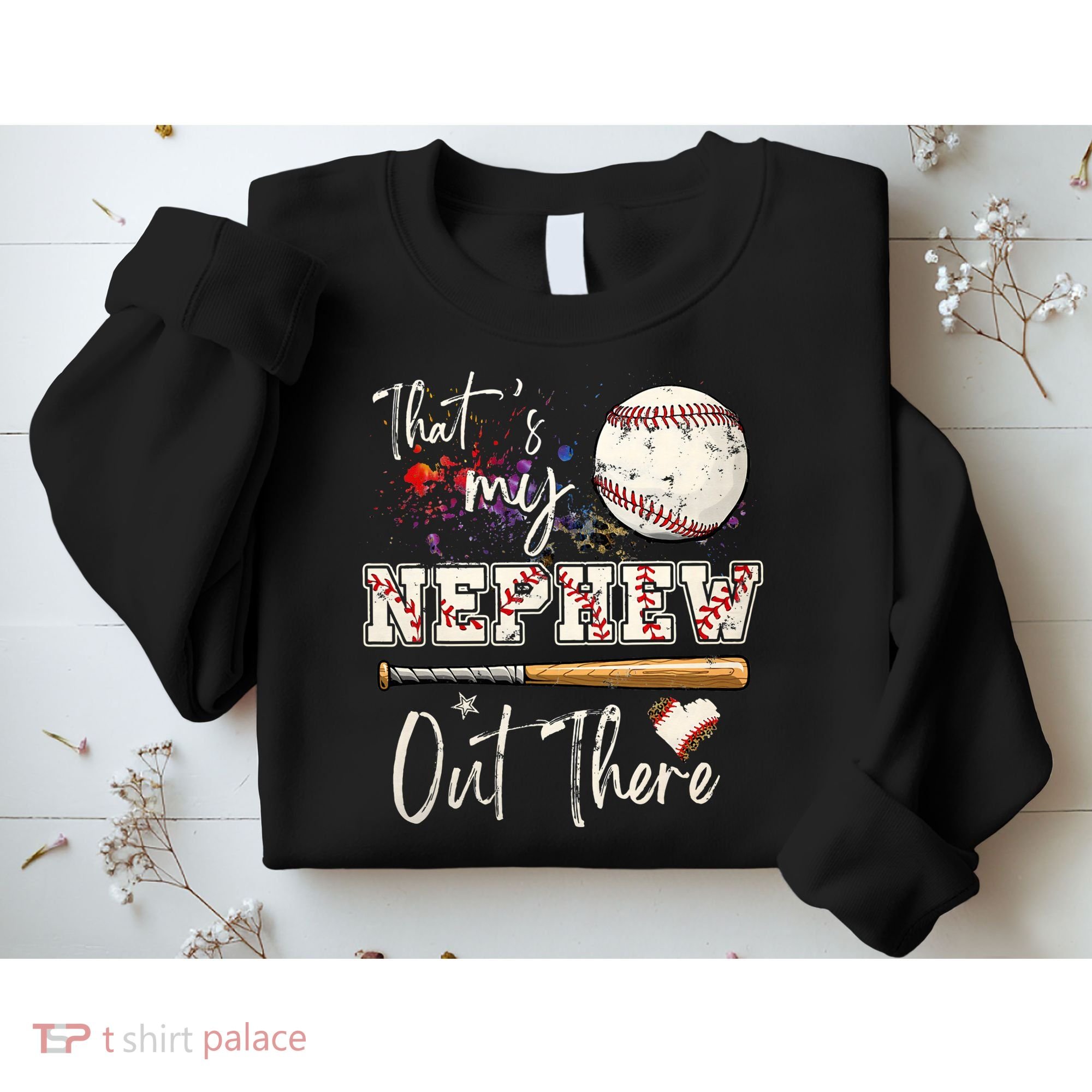 That's My Nephew Out There Baseball Aunt for Mothers Day Sweatshirt