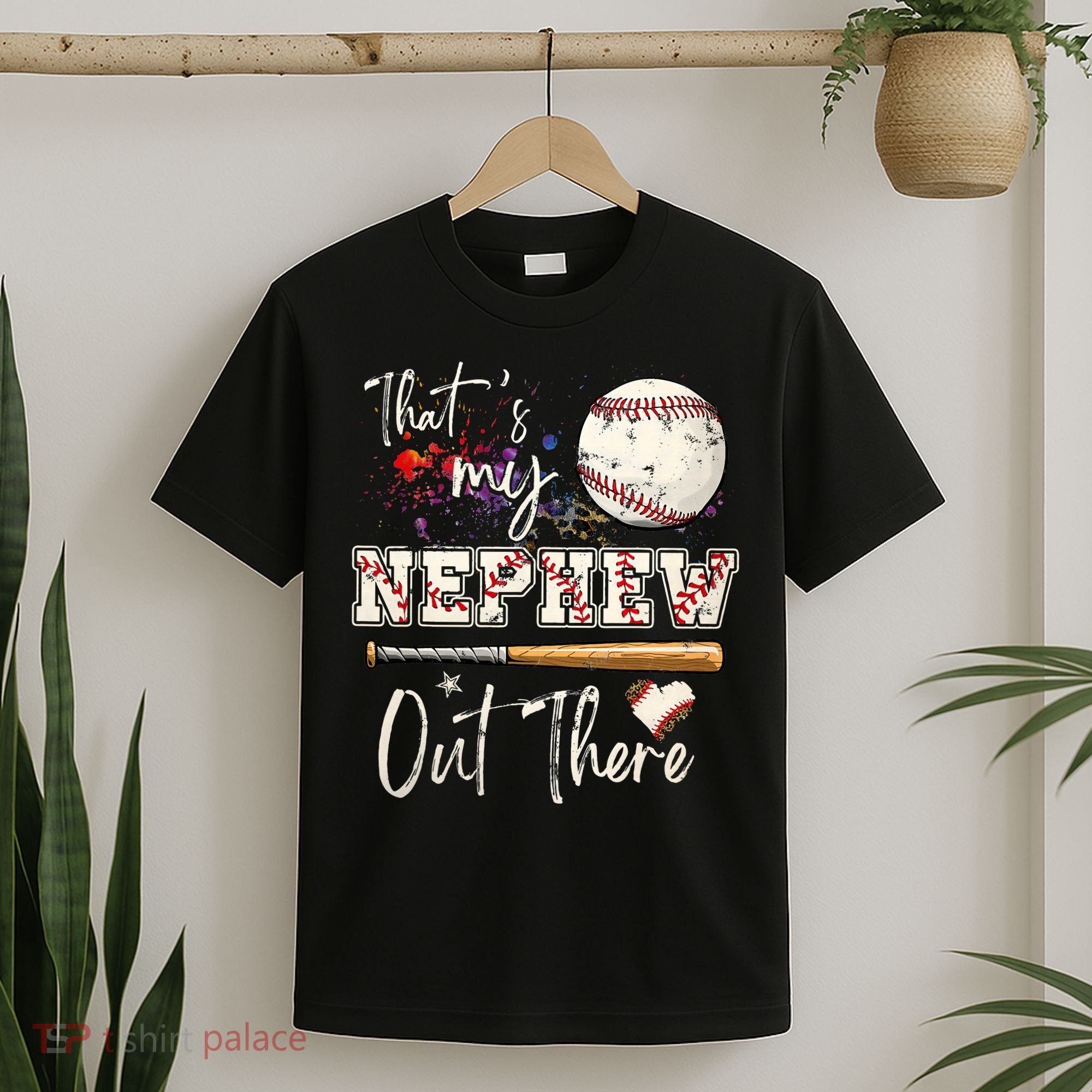 That's My Nephew Out There Baseball Aunt for Mothers Day T-Shirt