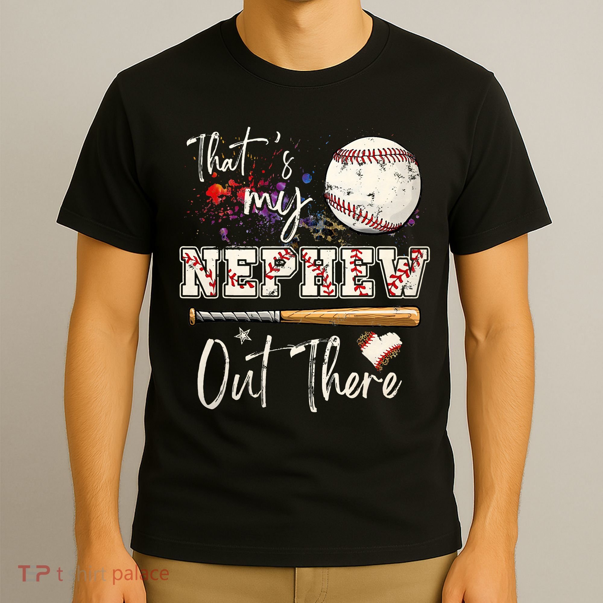 That's My Nephew Out There Baseball Aunt for Mothers Day T-Shirt