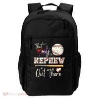 That's My Nephew Out There Baseball Aunt for Mothers Day Backpack thumb 0