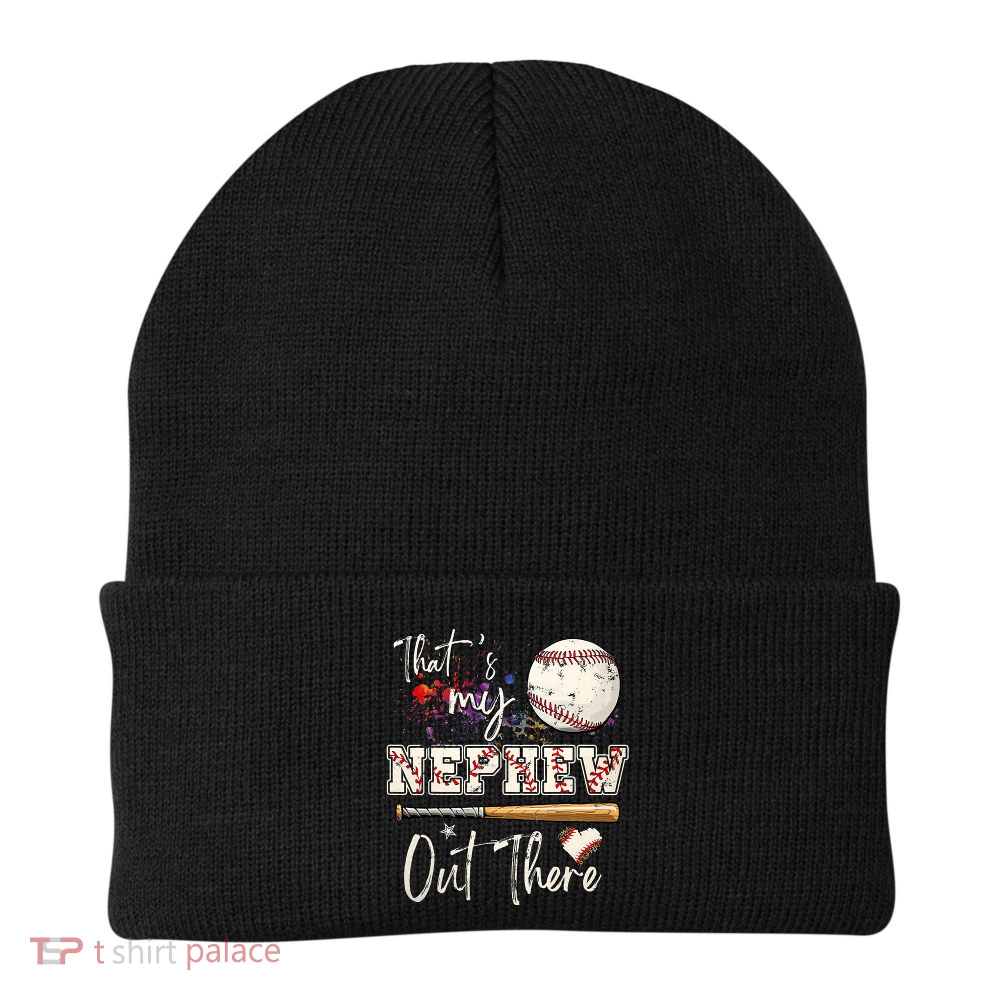 That's My Nephew Out There Baseball Aunt for Mothers Day Beanie