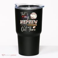 That's My Nephew Out There Baseball Aunt for Mothers Day Tumbler thumb 0