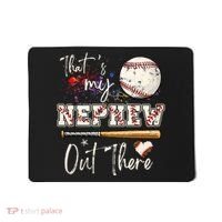 That's My Nephew Out There Baseball Aunt for Mothers Day Mousepad thumb 0