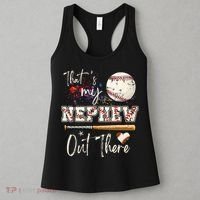 That's My Nephew Out There Baseball Aunt for Mothers Day Women's Tank Top thumb 3