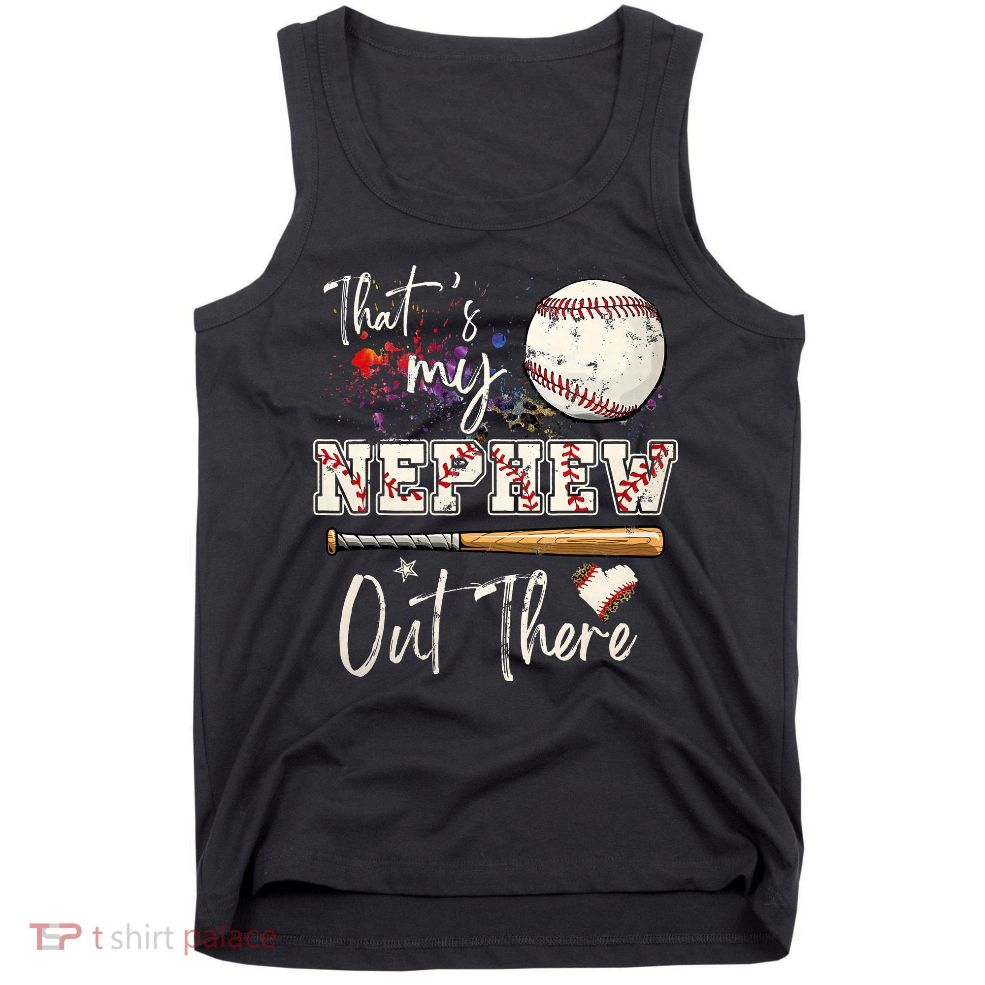 That's My Nephew Out There Baseball Aunt for Mothers Day Tank Top