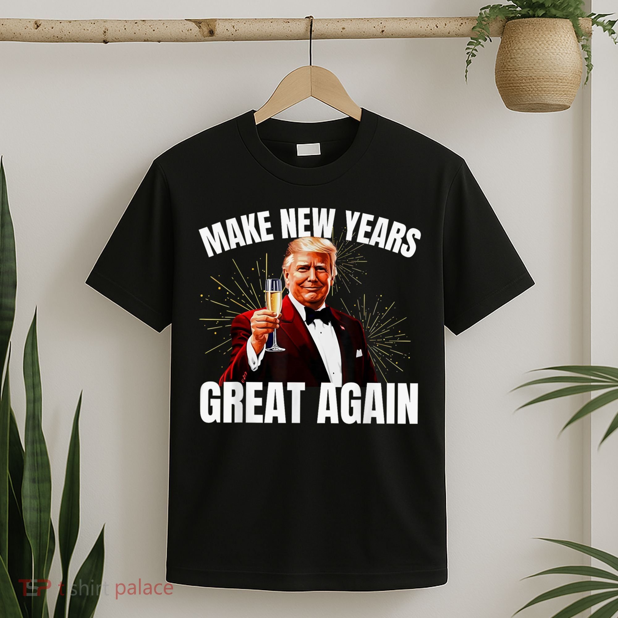 Trump Make New Year Great Again Happy New Years Eve Day 2025 T-Shirt