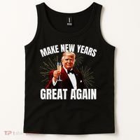 Trump Make New Year Great Again Happy New Years Eve Day 2025 Tank Top thumb 2
