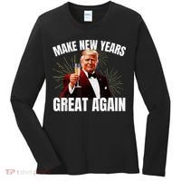 Trump Make New Year Great Again Happy New Years Eve Day 2025 Women's Long Sleeve Shirt thumb 0
