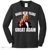 Trump Make New Year Great Again Happy New Years Eve Day 2025 Kids Long Sleeve Shirt thumb 0