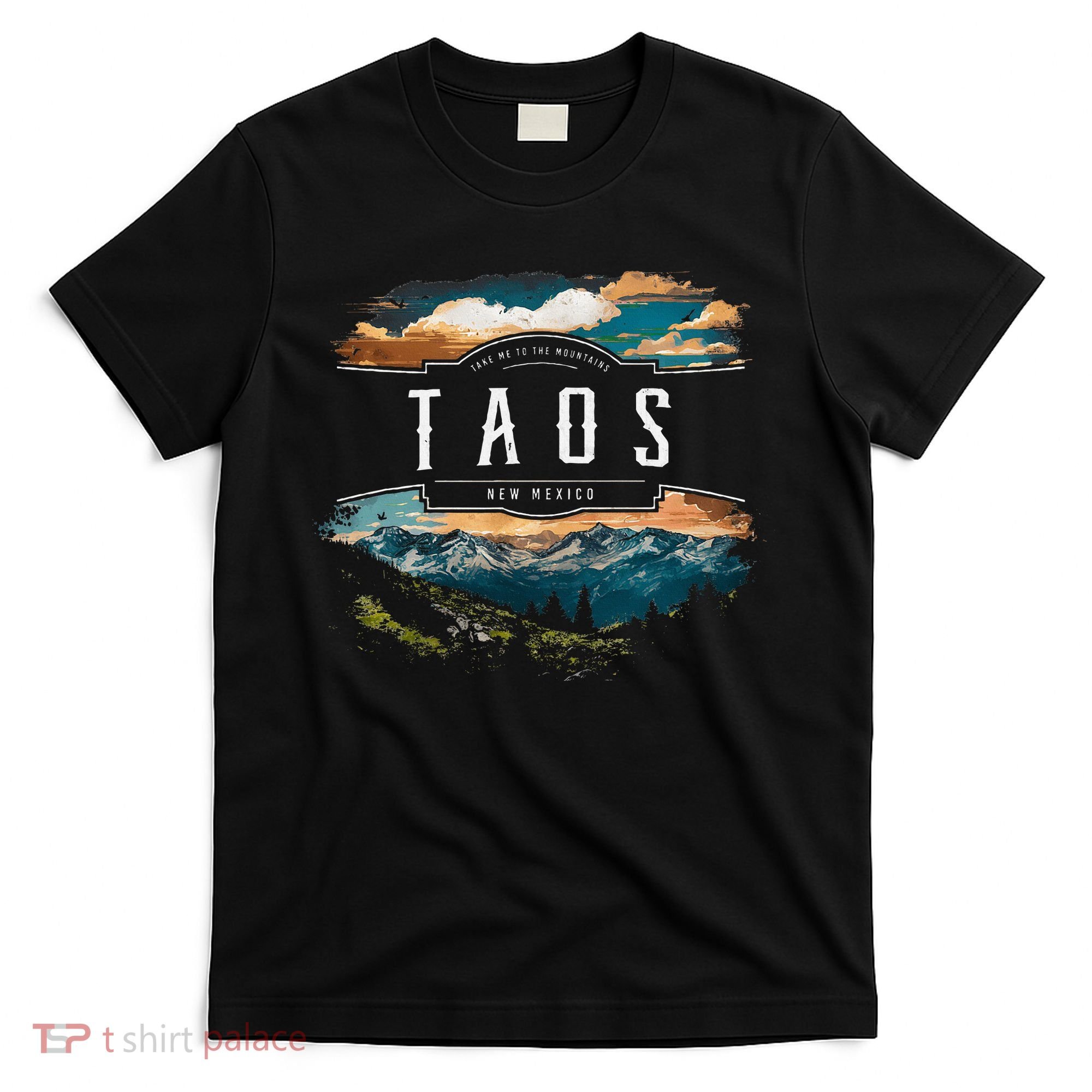 Taos Mountains New Mexico Hiking Outdoors Vintage T-Shirt