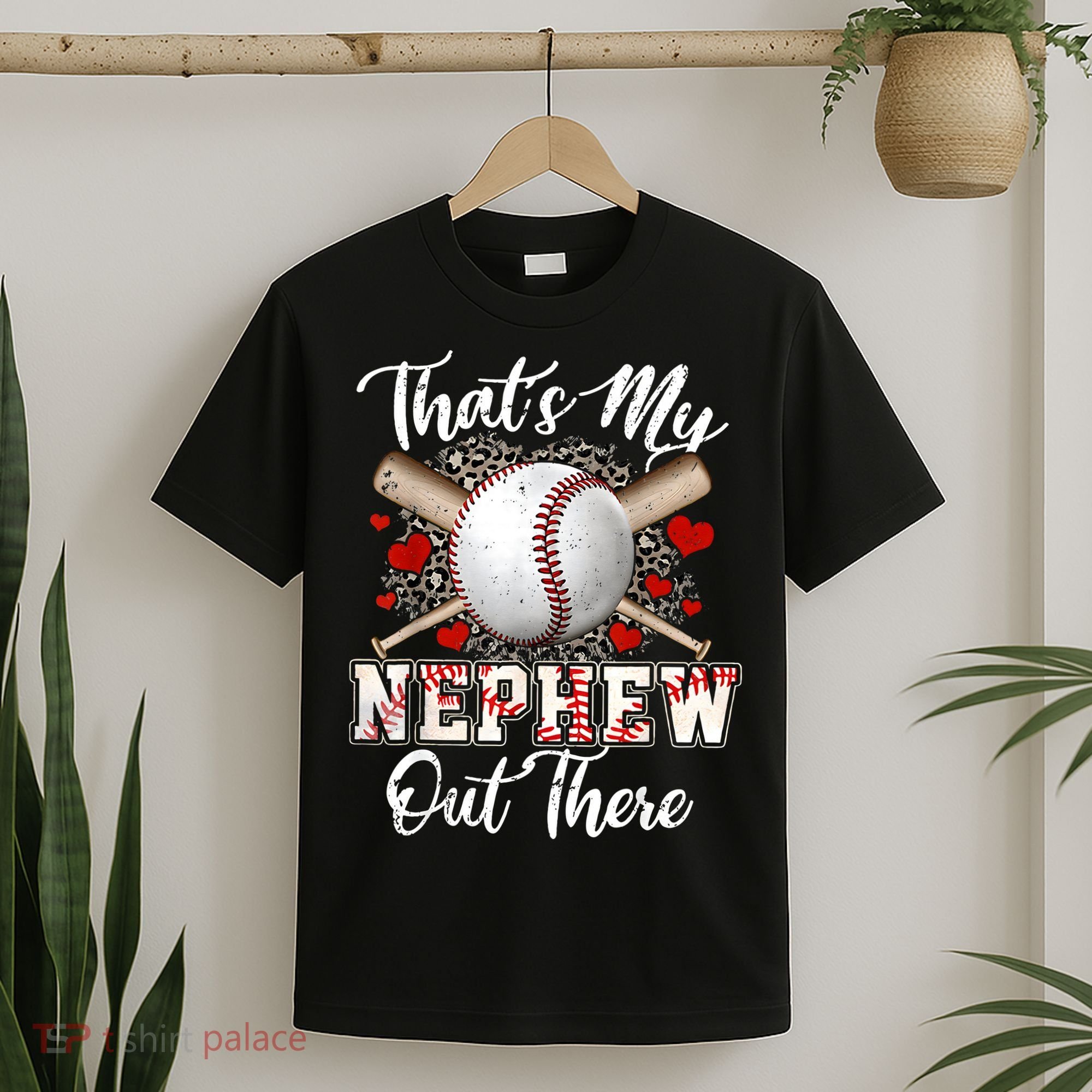That's My Nephew Out There Baseball Aunt Auntie Mothers Day T-Shirt