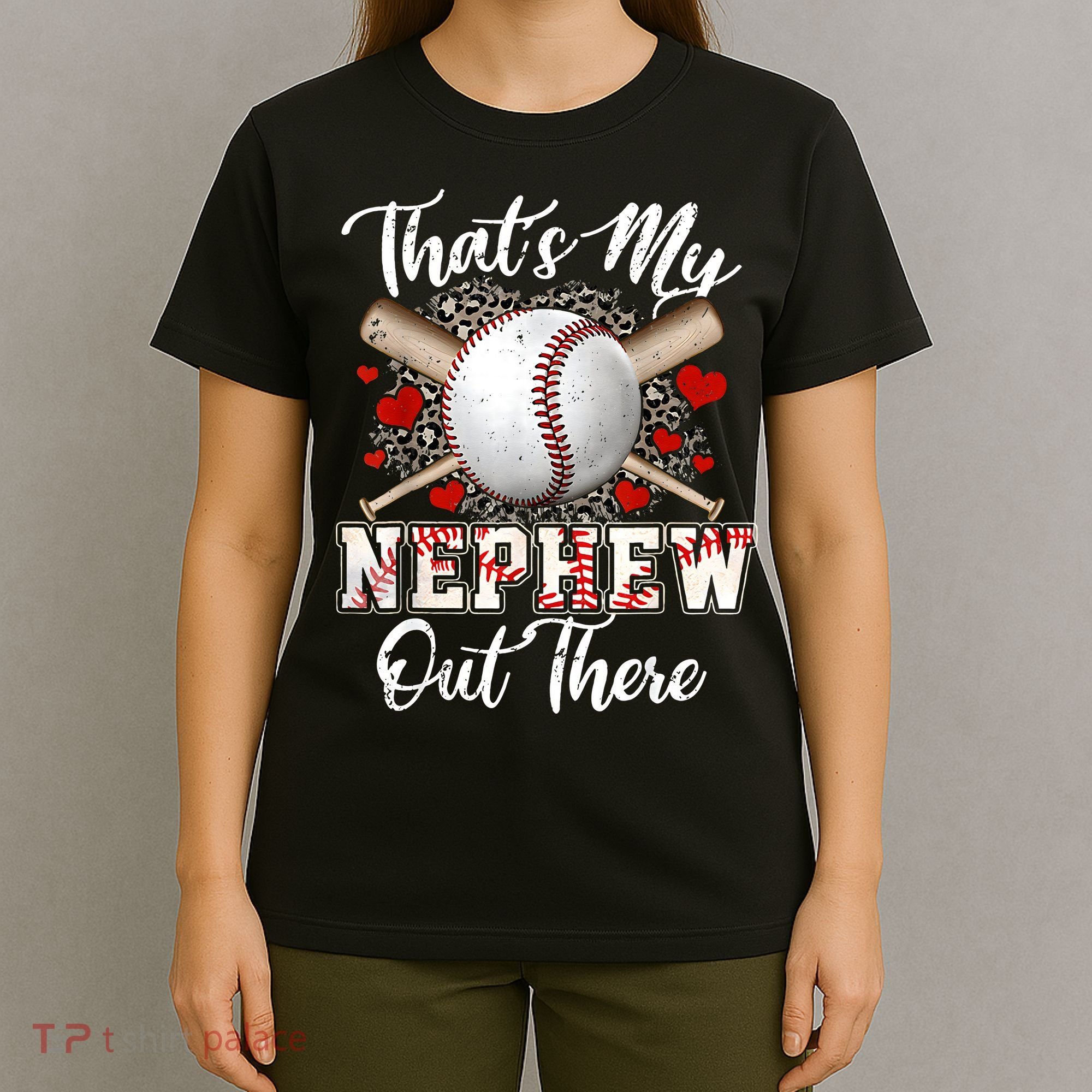 That's My Nephew Out There Baseball Aunt Auntie Mothers Day T-Shirt