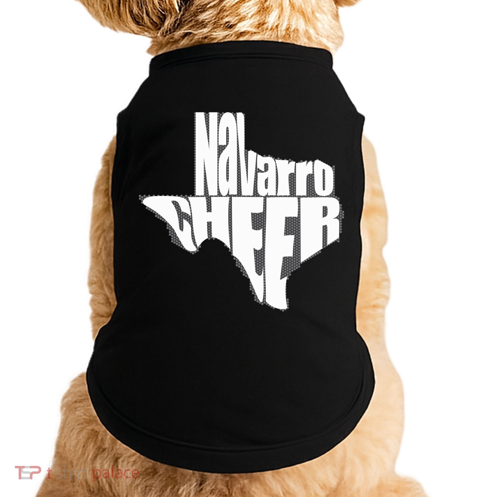 Texas Map Navarro Cheer Apparel Gift Navarro Cheer Gift Doggie Tank