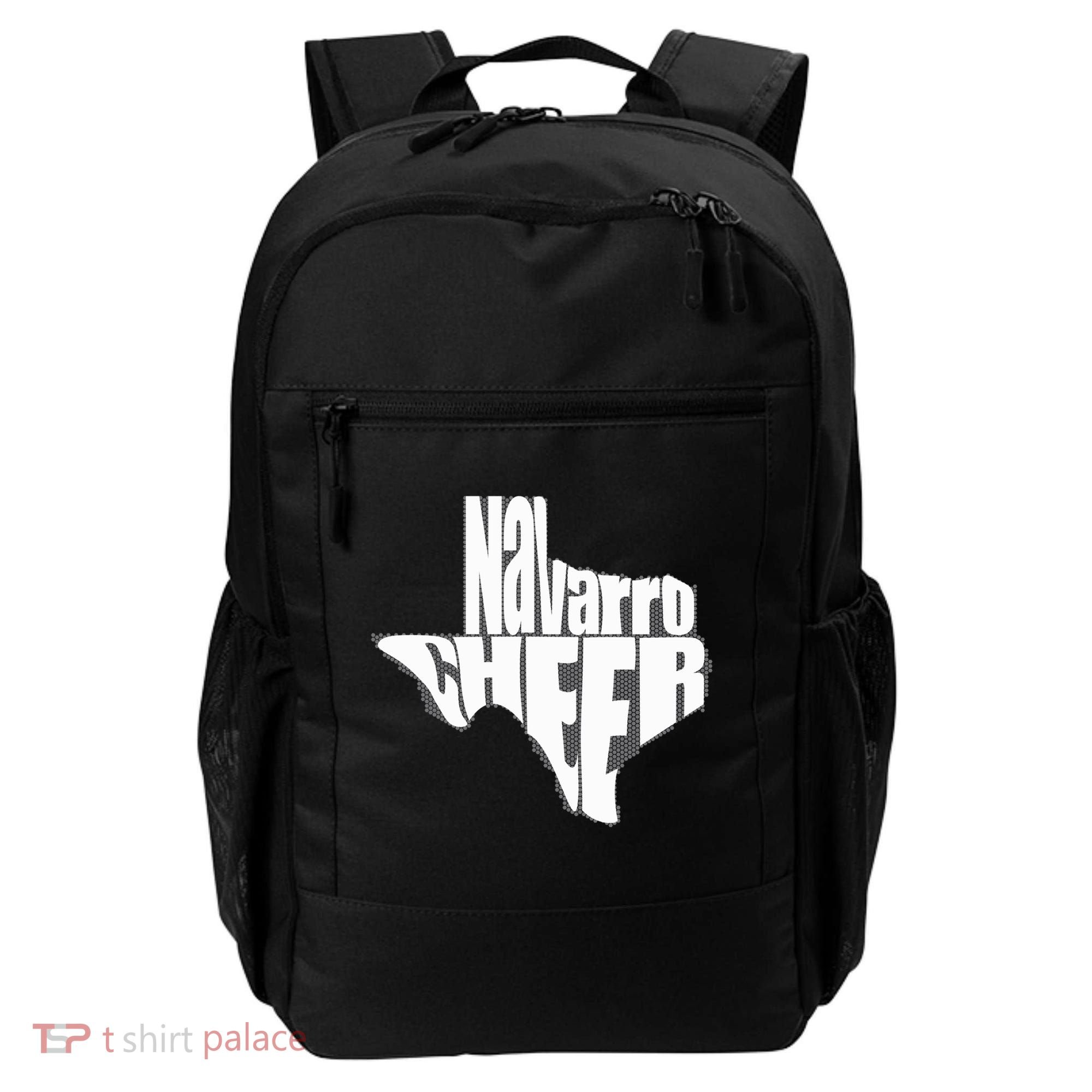 Texas Map Navarro Cheer Apparel Gift Navarro Cheer Gift Backpack