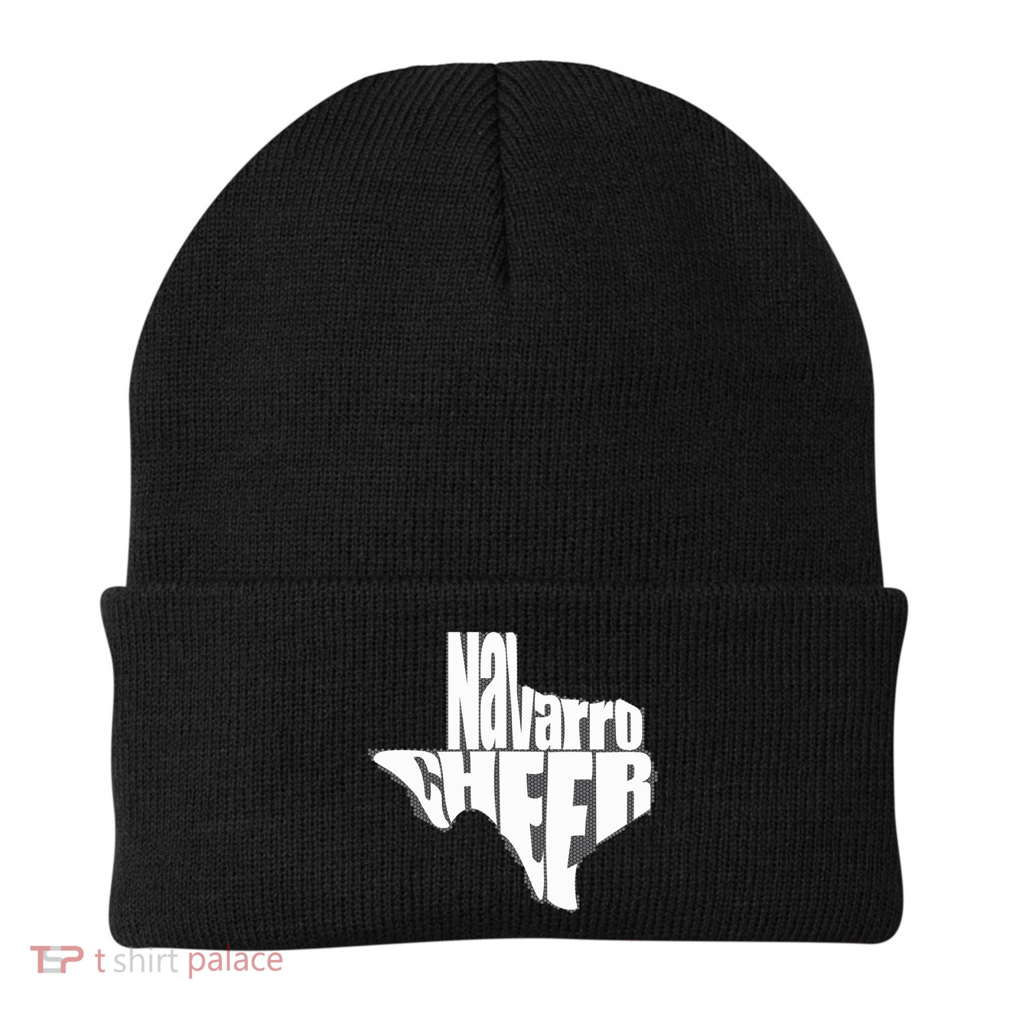 Texas Map Navarro Cheer Apparel Gift Navarro Cheer Gift Beanie
