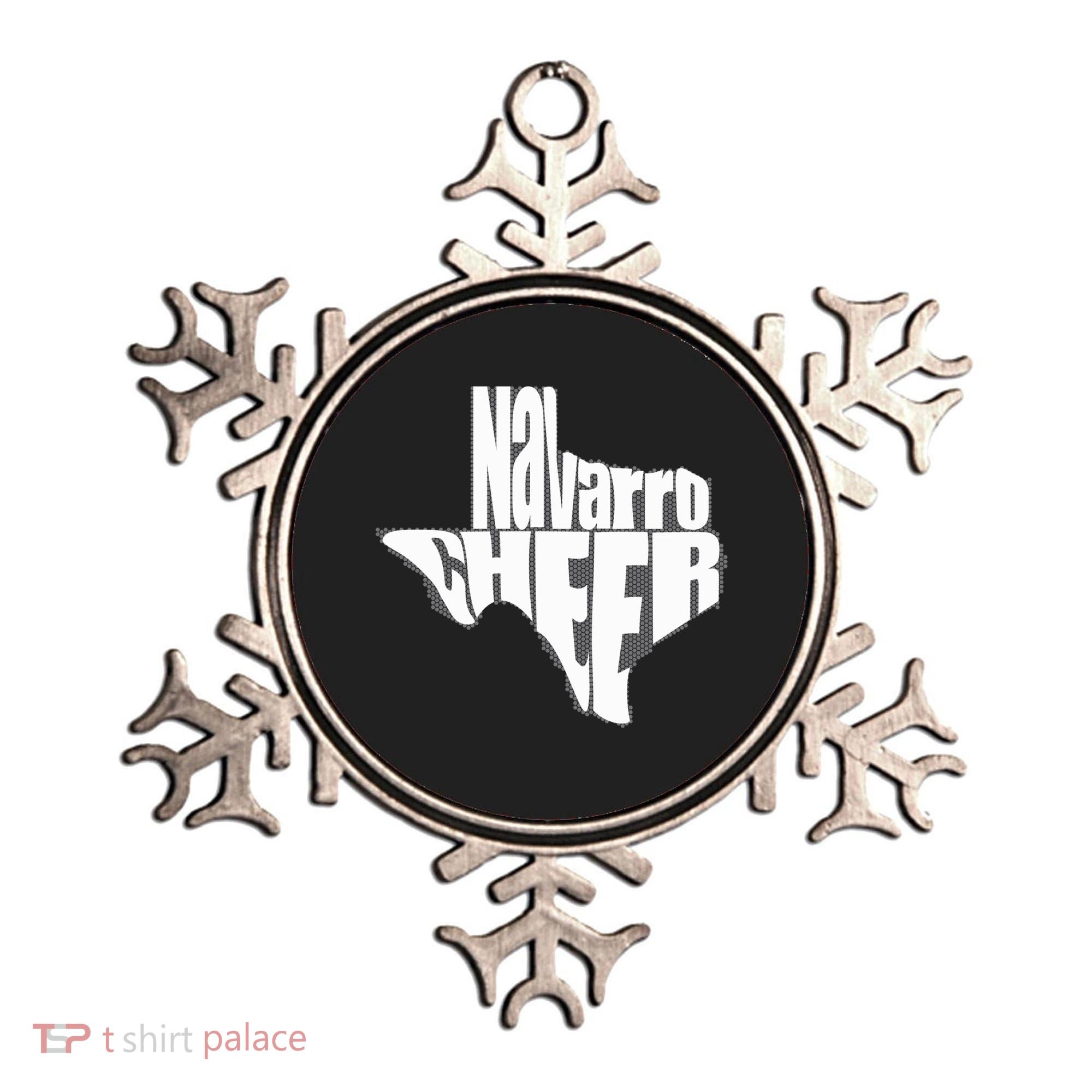 Texas Map Navarro Cheer Apparel Gift Navarro Cheer Gift Ornament