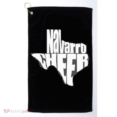 Texas Map Navarro Cheer Apparel Gift Navarro Cheer Gift Golf Towel