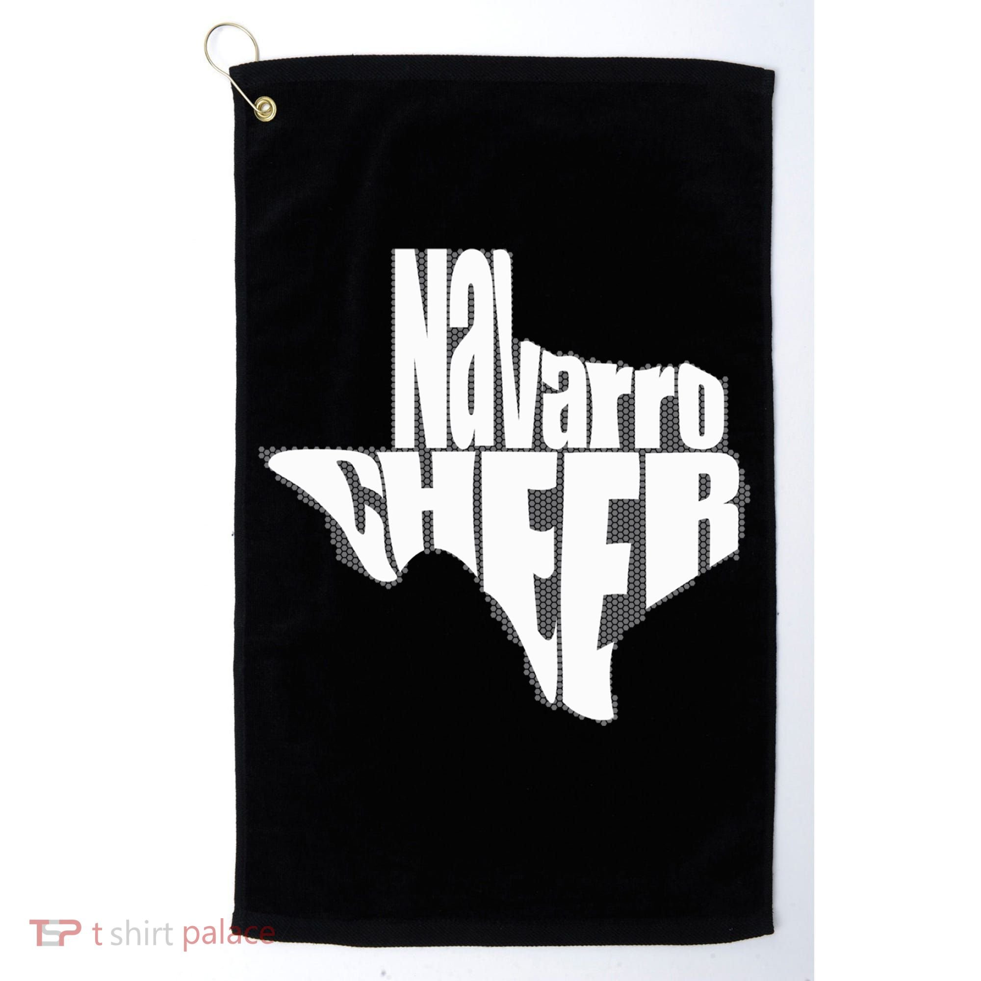 Texas Map Navarro Cheer Apparel Gift Navarro Cheer Gift Golf Towel
