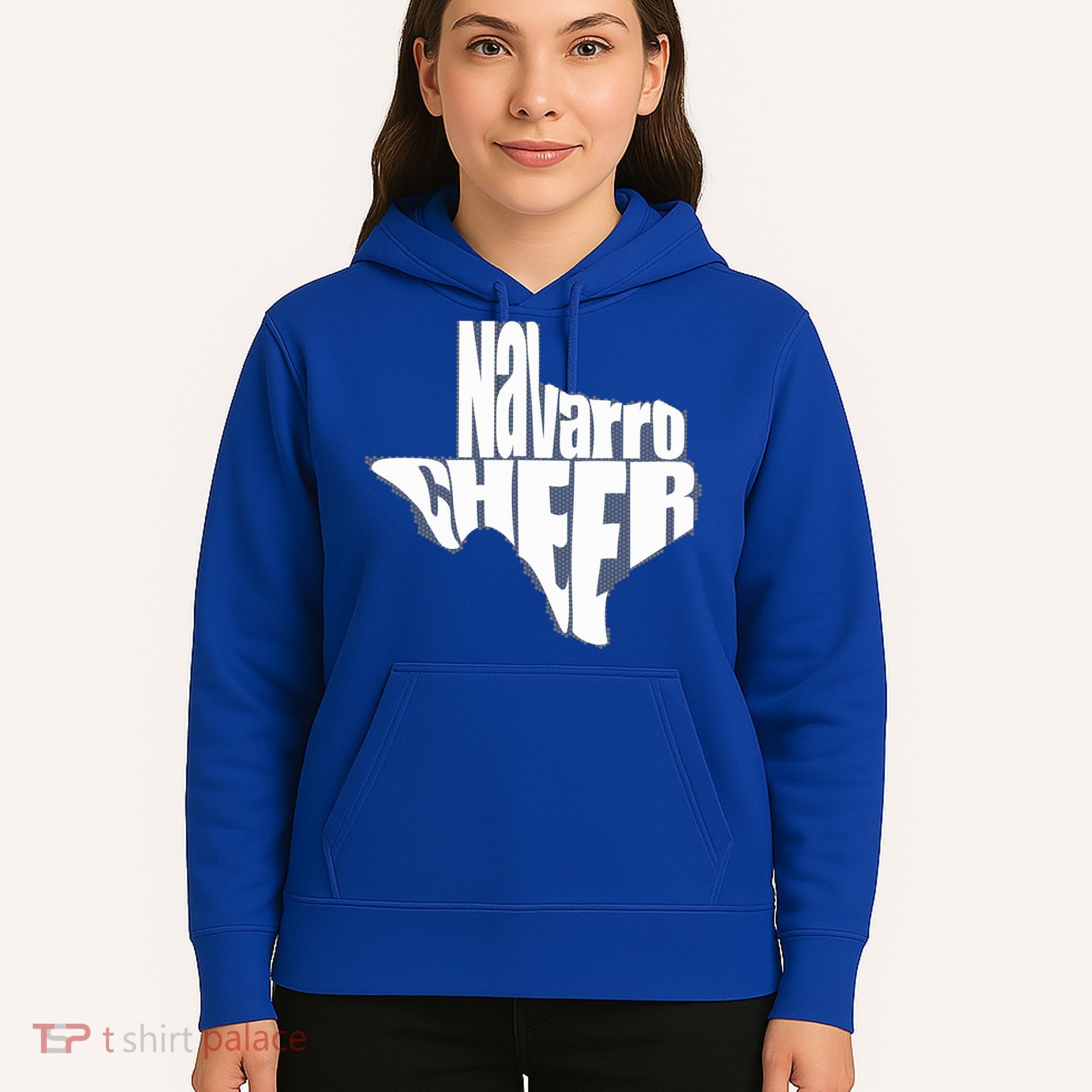 Texas Map Navarro Cheer Apparel Gift Navarro Cheer Gift Hoodie