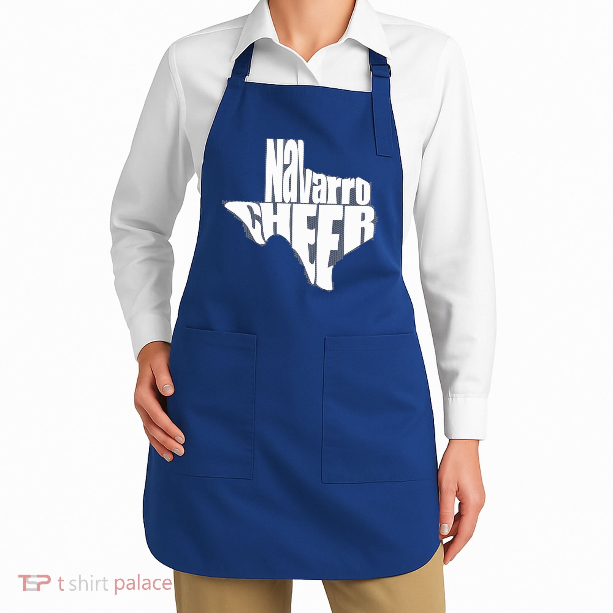 Texas Map Navarro Cheer Apparel Gift Navarro Cheer Gift Apron